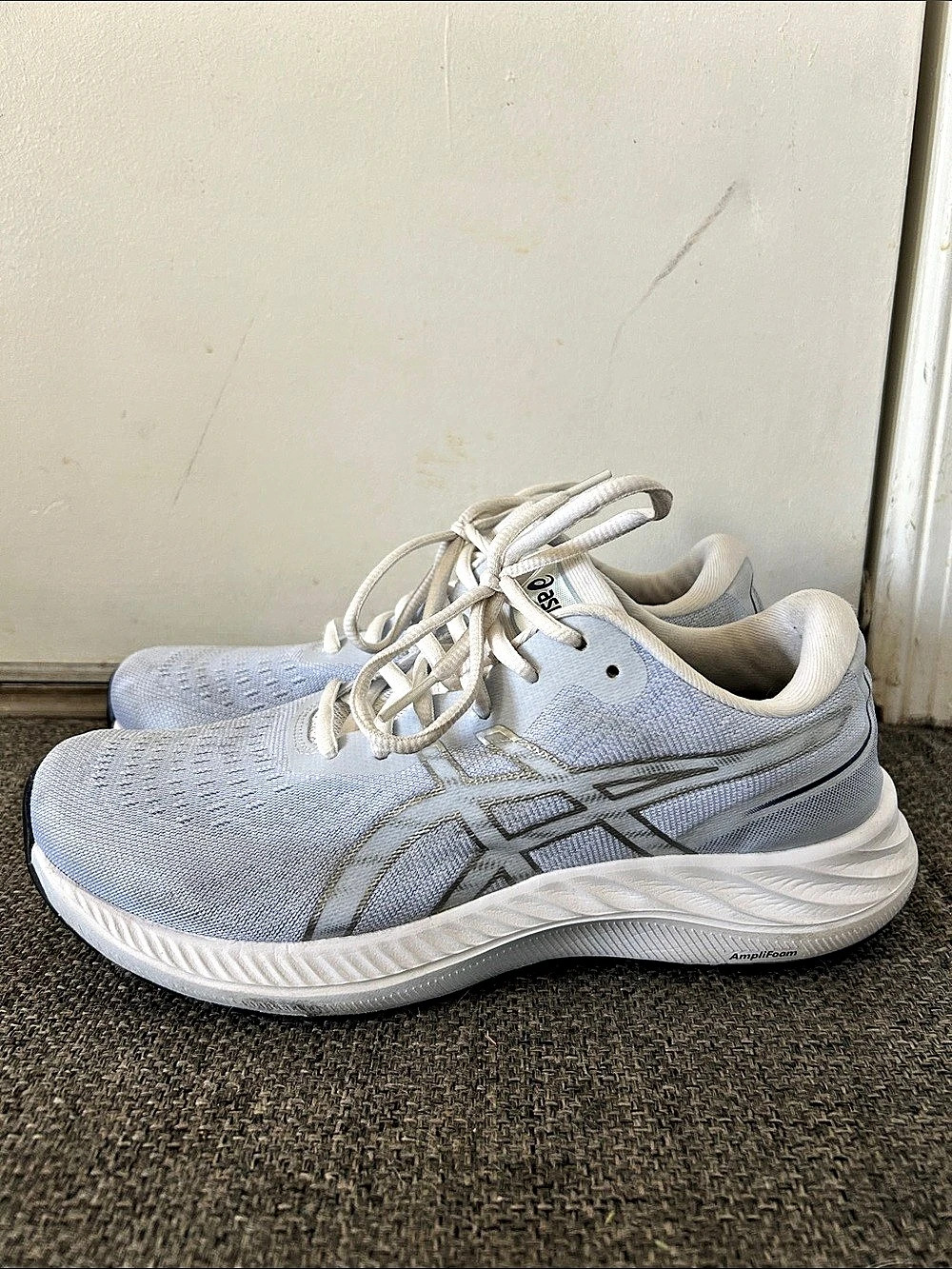 ASICS Gel-Excite 9 Athletic Shoes White & Blue US 8
